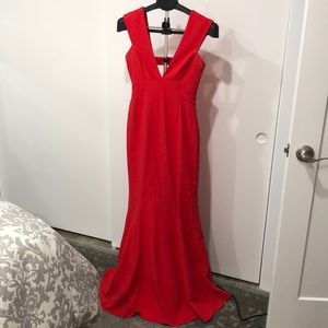 Jay Godfrey, Red Gown